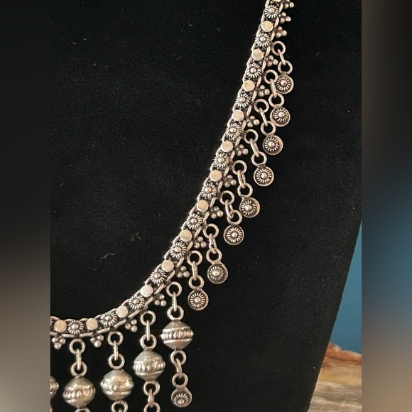 Vintage Sterling Silver Handmade Choker - Picture 6 of 16